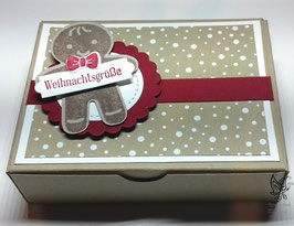 kleine Geschenkbox Lebkuchenmännchen