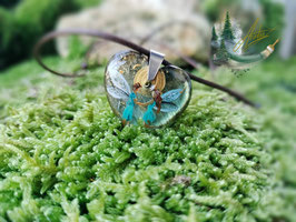 Peinture miniature fées sur pierre