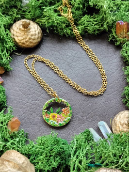 Collier jardin fleuri