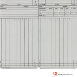 Stempelkarte P 20-23