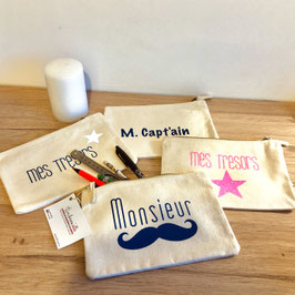 Pochette / Trousse coton BIO