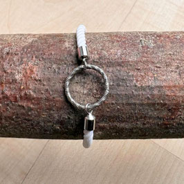 Armband "White Aura"