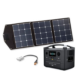 EcoFlow River 600 MAX Powerstation Bundle mit SunFolder Solartasche SunFolder 120 W/ 180 W