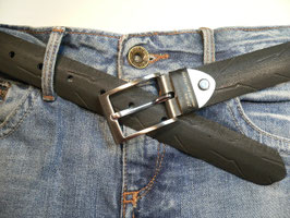 Ceinture M71, course noir relief, 28 mm