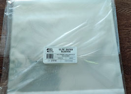 12.75" Dual Pocket Outer Sleeves w/ Sealable Flap (Tape on Body) - 4mil (25 pack)