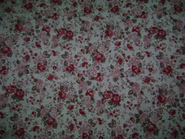 Lino rosas de flores.