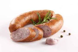 Saucisson à l'ail courbé fumé 13,95€/kg Environ 600g