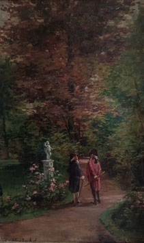 Ölgemälde von Ottmar Hendschel, Kathleen Park