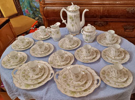 Rosenthal Pompadour Jugendstil-Kaffeeservice für 12 Personen