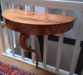 Biedermeier Konsoltisch/Wandtisch, Walnussholz