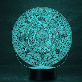 Maya Kalender Geschenk -  personalisierte LED Lampe + Fernbedienung