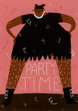 Slinga: Postkarte „Party time“