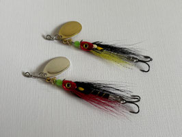 Lot de 2 cuillers Tube fly C modèle Blavet