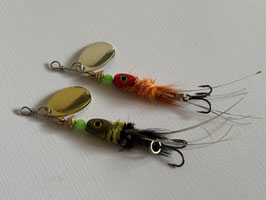Lot de 2 cuillers Tube fly C modèle Isole