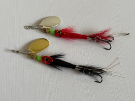 Lot de 2 cuillers Tube fly C modèle Diable