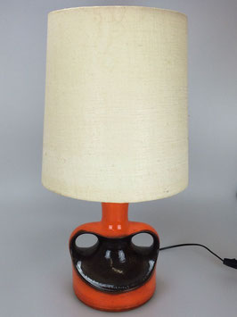 60er 70er Jahre Lampe Leuchte Tischlampe Keramik Space Age Design Keramiklampe