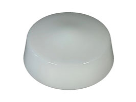 50er 60er Jahre Lampe Leuchte Plafoniere Milchglas Mid Century Glas Design RZB