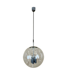 XXL 60er 70er Jahre Lampe Deckenlampe Limburg "Globe" Kugellampe Ball Design 60s
