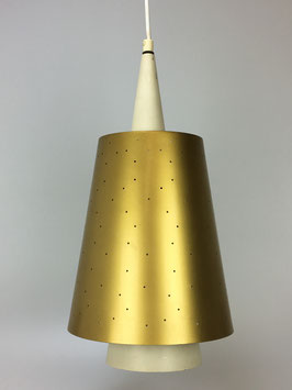 60er 70er Jahre Lampe Leuchte Deckenlampe Blech Hängelampe Space Age Design 60s