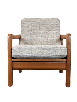 60er 70er Jahre Teak Easy Chair Sessel J. Kristensen Danish Denmark Design 60s