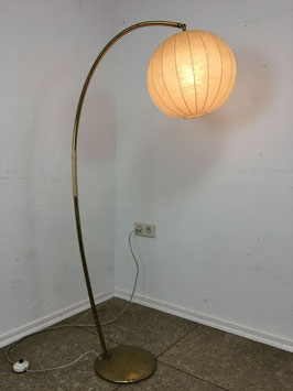 50er 60er Jahre Lampe Leuchte Bogenlampe Floorlamp Cocoon Lamp Mid Century 50s