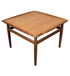 60er 70er Jahre Teak Coffee Table Couchtisch Grete Jalk für Glostrup Danish 60s