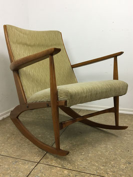 60er 70er Jahre Stuhl Rocking Chair Schaukelstuhl Danish Design Denmark 60s 70s