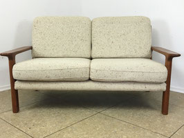 70er Jahre Teak Sofa Couch 2er Teaksofa Glostrup Denmark Danish Modern Design