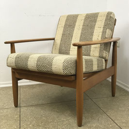60er 70er Jahre Sessel Easy Chair Loungechair Cherry Danish Design 60s 70s