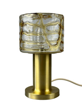 60er 70er Jahre Tischlampe Nachttischlampe Messing Doria Leuchten Germany Design