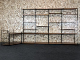 60er 70er Jahre WHB Regal String Wall Unit Regalwand Shelf Danish Design 60s 70s