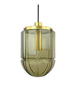 60er 70er Jahre Peill & Putzler Hängelampe Deckenlampe Glas Space Design Lampe