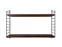60er 70er Teak Stringregal Modul von Kajsa & Nils "Nisse" Strinning Sweden 60s