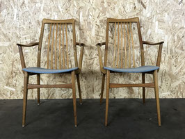 2x 60er 70er Jahre Stuhl Dining Chair Arm Chair Danish Design Nussbaun 60s 70s