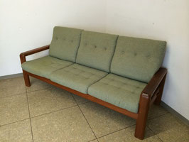 70er Jahre Teak Sofa 3er Couch Danish Modern Design Mid Century Denmark