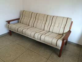 70er Jahre Teak Sofa Teaksofa 3er Couch Glostrup Danish Design Made in Denmark