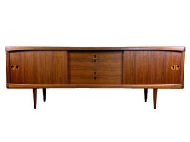 60er 70er Jahre Teak Sideboard Credenza H.W. Klein Bramin Danish Modern Design