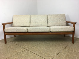 60er 70er Jahre Teak 3er Sofa Couch Arne Wahl Iversen Komfort Denmark 70s 60s