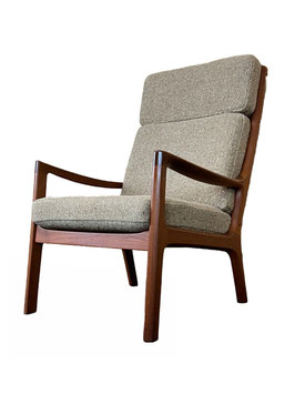 60er 70er Jahre Teak Easy Chair Sessel Highback Ole Wanscher Cado Danish Denmark