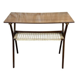 60er 70er Jahre Teak Side Table Beistelltisch Tisch Danish Modern Design 60s 70s
