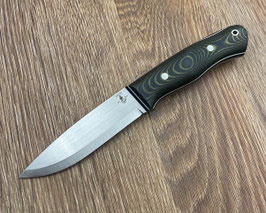 FH Woodlore, Black/Nat. Linen Micarta