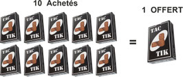 LOT de 10 Jeux de CARTES TAC-TIK + 1 GRATUIT