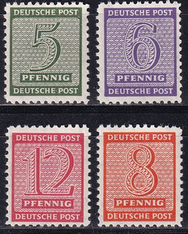 SBZ 120X-123X postfrisch (121-123 geprüft)