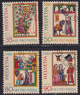 CH 1372-1375 gestempelt