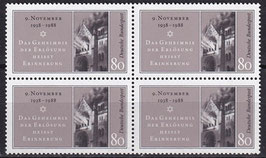 BRD 1389 postfrisch Viererblock
