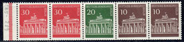 BERL W43+287+286 postfrisch mit Rand links (aus MH5)