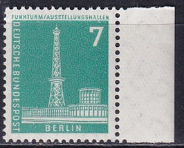BERL 142 postfrisch mit Bogenrand rechts