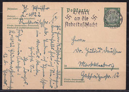 DR P218 gestempelt (1933)