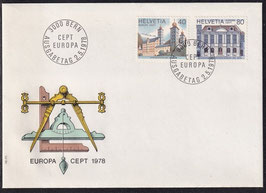 CH-FDC 1128-1129 Ersttagsbrief
