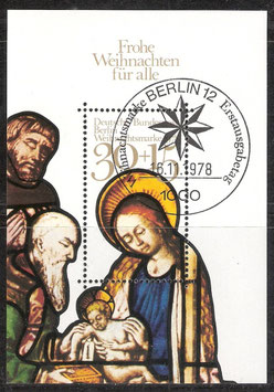 BERL Block 7 gestempelt (Ersttagssonderstempel)